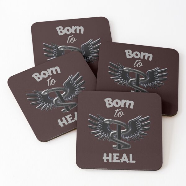 Item preview, born to heal. caduceus designed and sold by doctors-apparel.