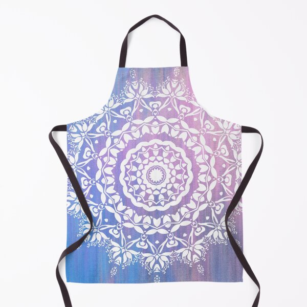Item preview, Mandala -purple light blue background. designed and sold by wiwiart.