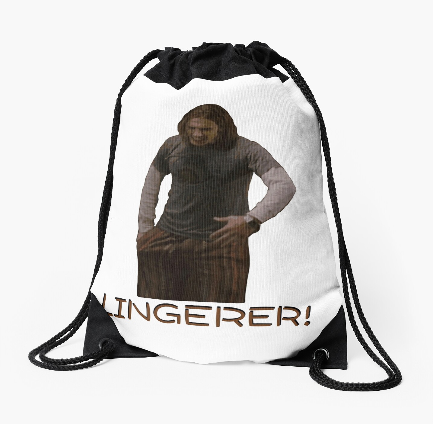 "Pineapple express Saul Lingerer!" Drawstring Bags by scarguglie