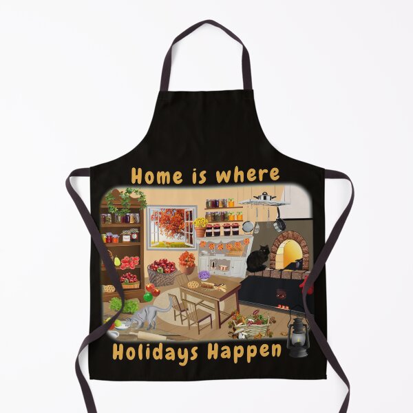 Item preview, Home is where holidays happen - an overflowing Thanksgiving kitchen designed and sold by DAscroft.