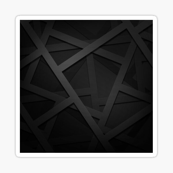 Black Web Sticker