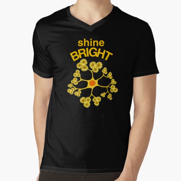 Vista previa del artículo con la obra «Brilla brillante. neurona. girasol», diseñado y vendido por doctors-apparel.
