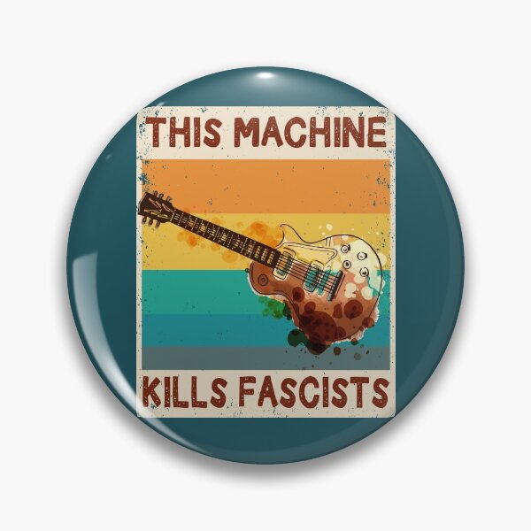Item preview, Funny Guitar This Machine Kills Fascists Guthrie Gift designed and sold by Tee-md93.