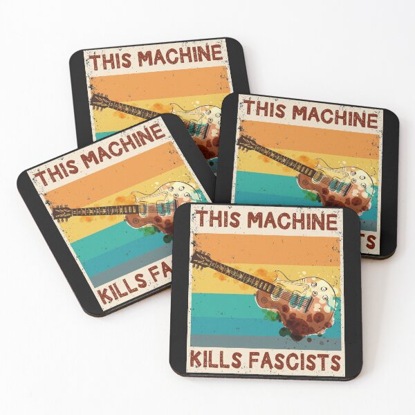 Item preview, Funny Guitar This Machine Kills Fascists Guthrie Gift designed and sold by Tee-md93.