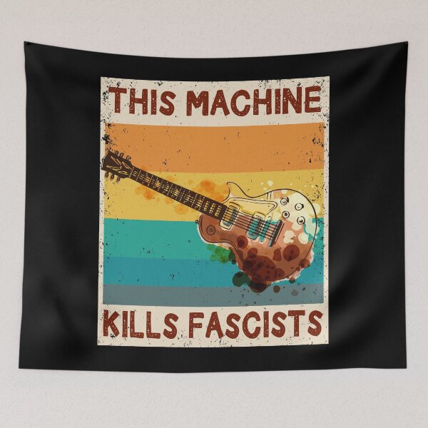 Item preview, Funny Guitar This Machine Kills Fascists Guthrie Gift designed and sold by Tee-md93.