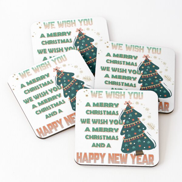 Item preview, Merry christmas, happy new year designed and sold by khalifadahmane.