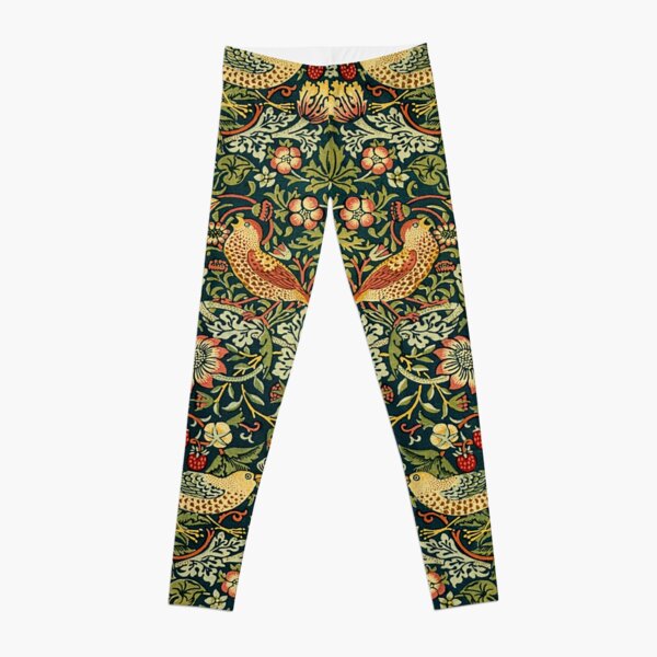 Strawberry Thief (Pattern) - William Morris Leggings