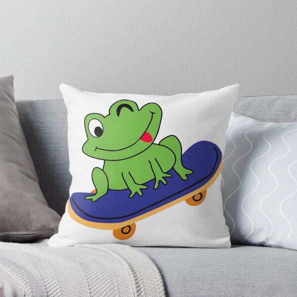 Item preview, Frog on skateboard designed and sold by NomadMessenger.