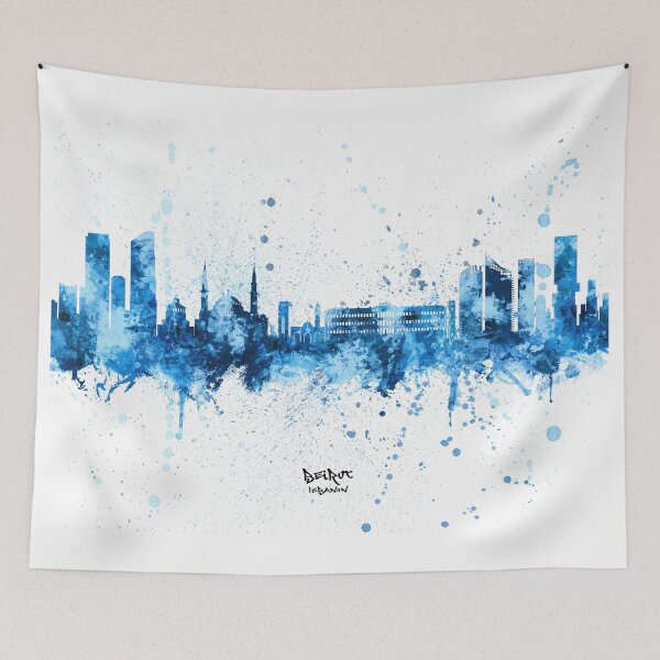Item preview, Beirut Lebanon Skyline designed and sold by ArtPrints.