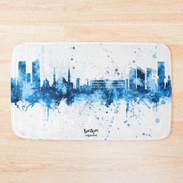 Item preview, Beirut Lebanon Skyline designed and sold by ArtPrints.
