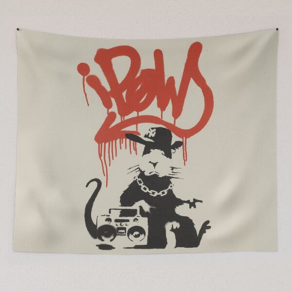 Item preview, BANKSY Gangsta Rat - 2004 designed and sold by WE-ARE-BANKSY.