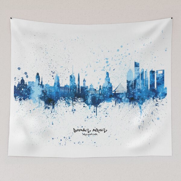 Item preview, Buenos Aires Argentina Skyline designed and sold by ArtPrints.