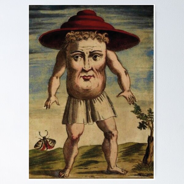 Vista previa del artículo con la obra «Meme de criatura medieval», diseñado y vendido por ocddot.