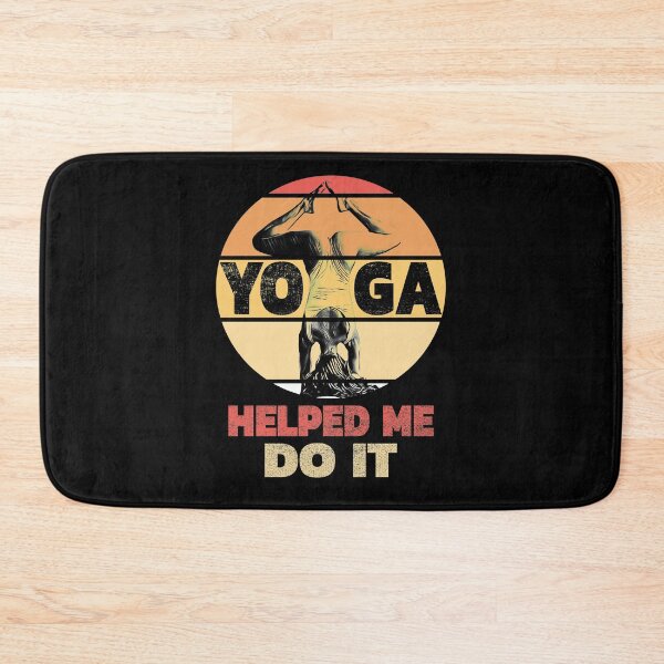Item preview, Yoga Helped Me Do It designed and sold by MoonsmileProd.