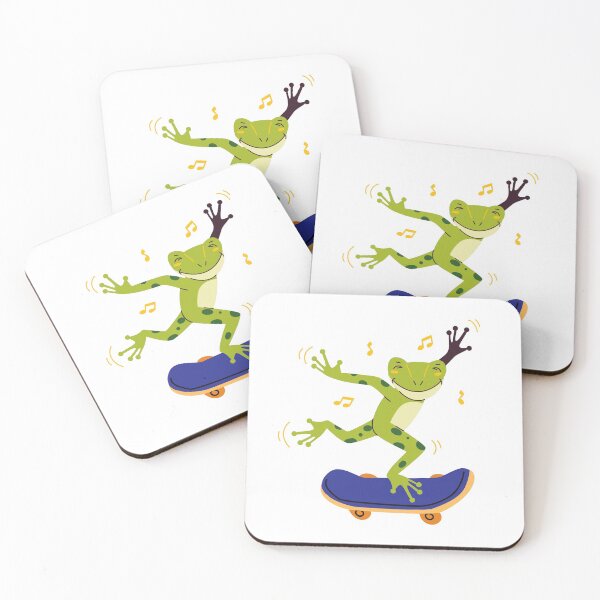 Item preview, Frog on skateboard designed and sold by NomadMessenger.