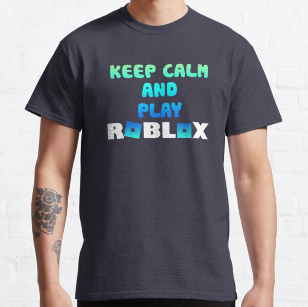 Blue Roblox T Shirts Redbubble - roblox t shirt black and blue