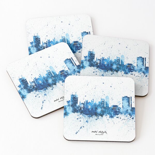 Item preview, Ann Arbor Michigan Skyline designed and sold by ArtPrints.