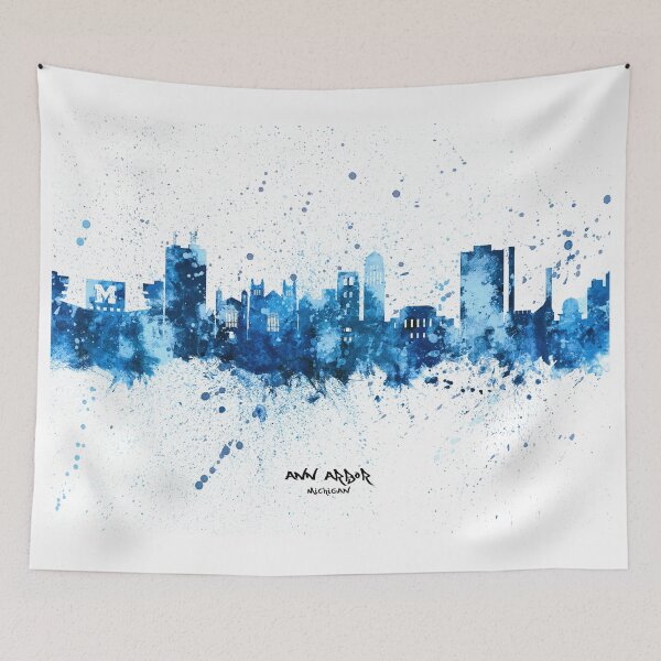 Item preview, Ann Arbor Michigan Skyline designed and sold by ArtPrints.