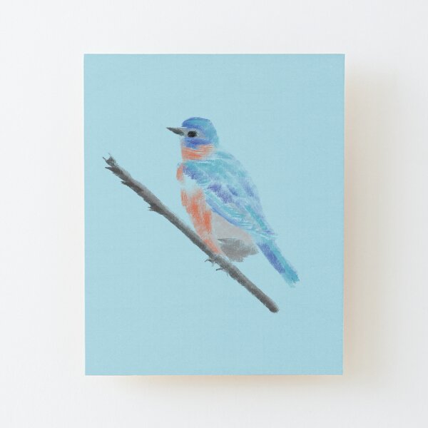 The little bird ' Wood Mounted Print