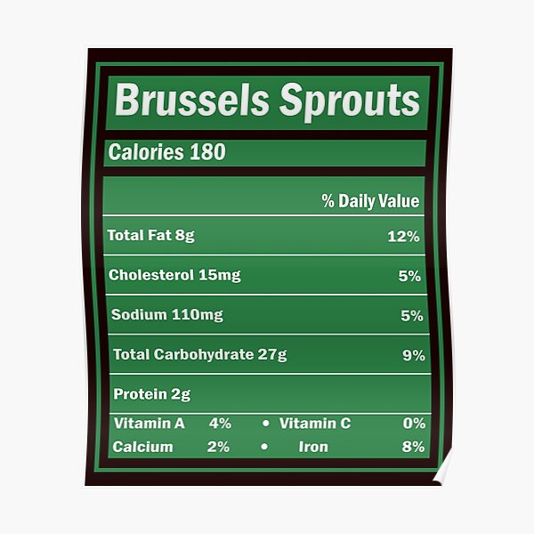 BRUSSELS SPROUTS Poster