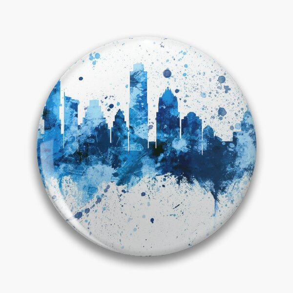 Artikelvorschau, Austin Texas Skyline entworfen und verkauft von ArtPrints.