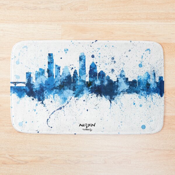 Aperçu de l'œuvre Austin Texas Skyline créée et vendue par ArtPrints.