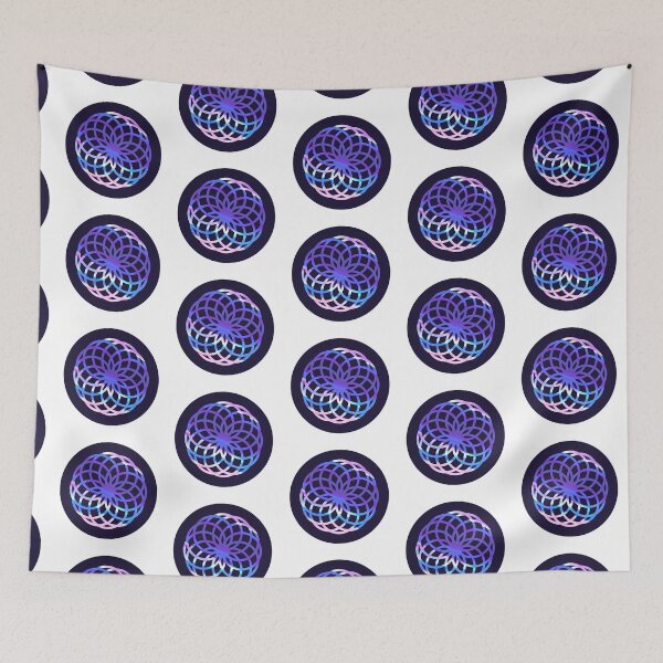 Artikelvorschau, Holographische Spirographengeometrie entworfen und verkauft von stickertopic.
