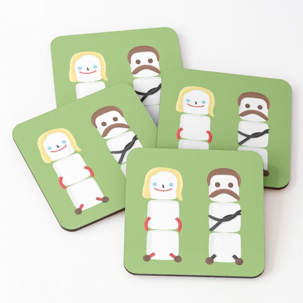 Item preview, Parks & Rec Marshmallow Ron & Leslie designed and sold by cutermelon.