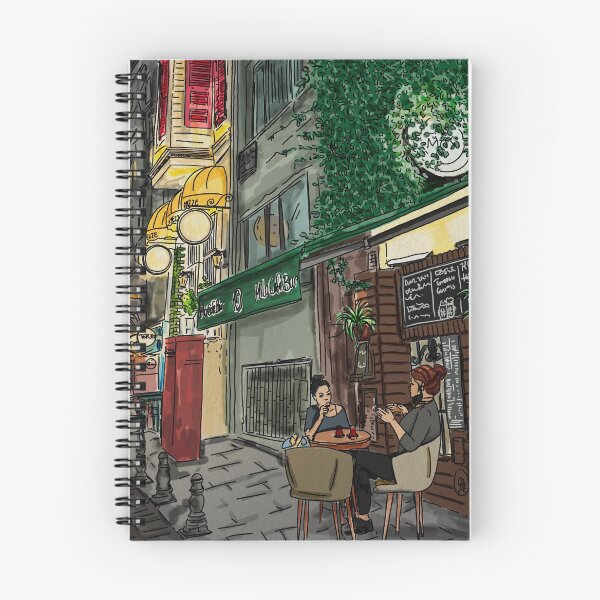 Item preview, Evening in the streets of Kadıköy, Istanbul. Women in a cafe. designed and sold by NaliniLe.