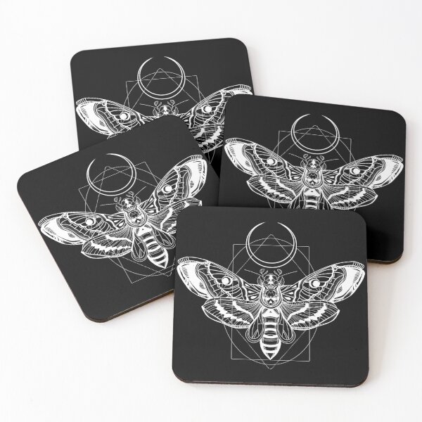 Item preview, White Death’s head Hawk moth  designed and sold by CelestialCityD.