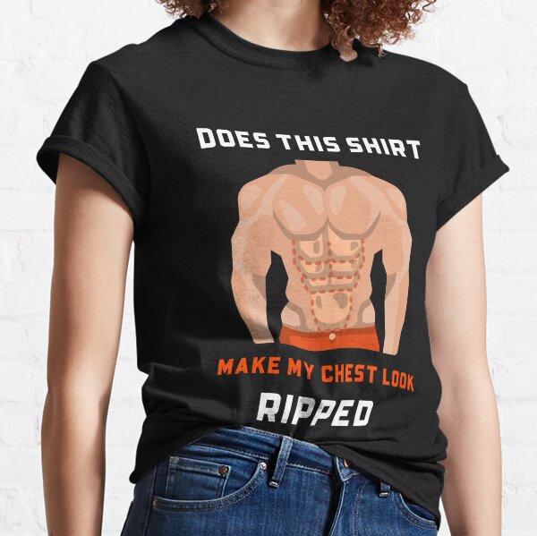 Ripped Chest T-Shirts for Sale