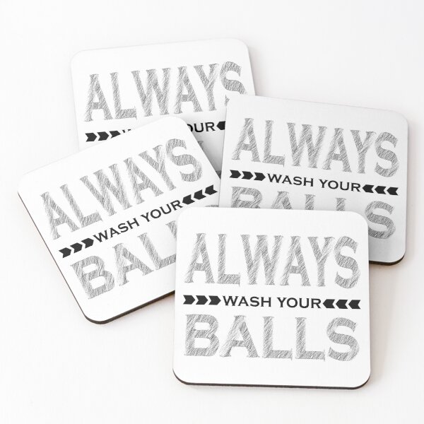 Item preview, Copy of Always wash your balls designed and sold by YAHIA-14.