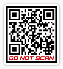 Rick Roll Your Friends! QR code that links to Rick Astley’s “Never Gonna Give You Up” YouTube music video Sticker