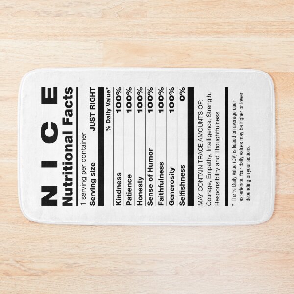 Item preview, Nice Nutritional Facts Ingredients Christmas designed and sold by GrandeDuc.