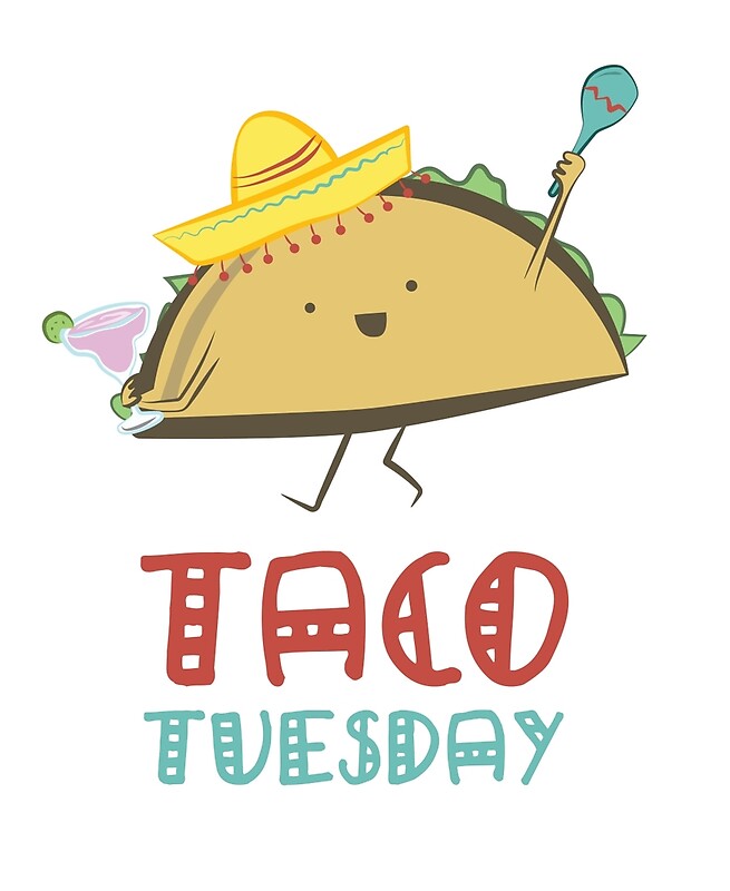 Tacos Tuesday: Postcards Redbubble