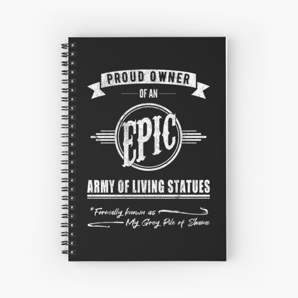 Item preview, Army of Living Statues From Grey Pile of Shame - Light Print designed and sold by GeekyMumDesigns.