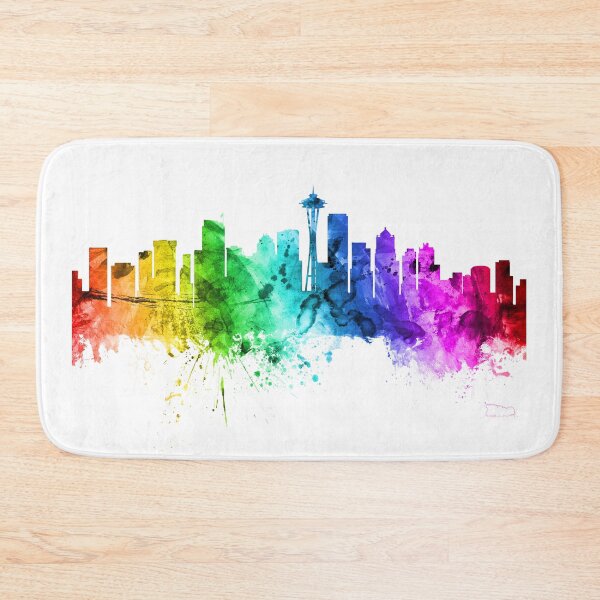 Item preview, Seattle Washington Skyline designed and sold by ArtPrints.