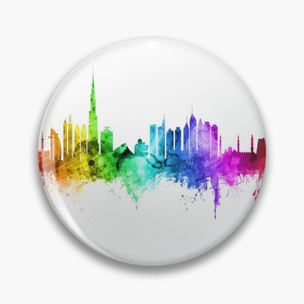 Aperçu de l'œuvre Dubai Skyline créée et vendue par ArtPrints.