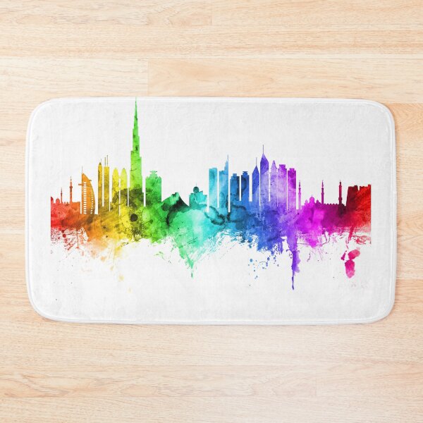 Aperçu de l'œuvre Dubai Skyline créée et vendue par ArtPrints.