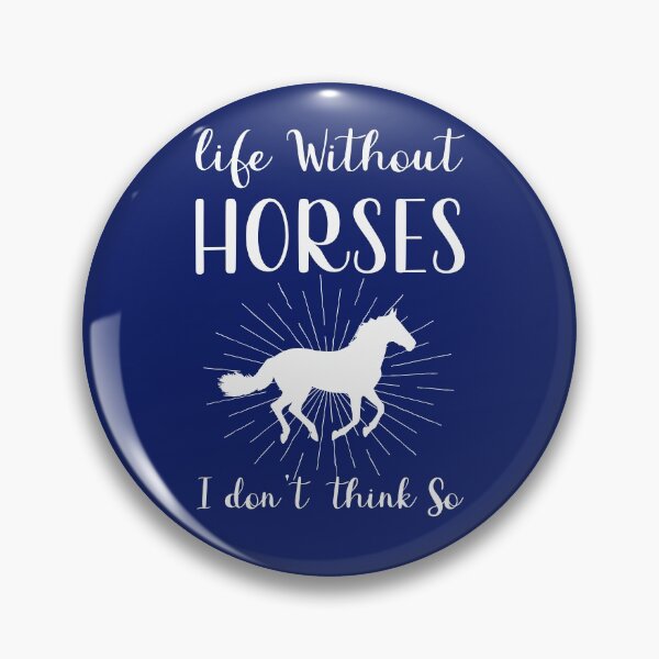 Item preview, La vida sin caballos, no lo creo - Versión blanca designed and sold by Forevercreative.