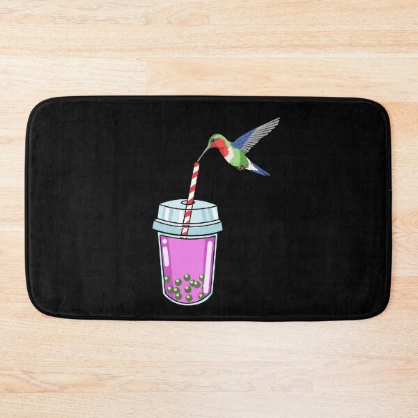 Item preview, Bubble Tea Gift Women Bird Pink Boba Tea Gift Hummingbird designed and sold by DSWShirts.