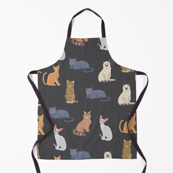 Item preview, Domestic Cat Breeds Pattern (Dark) designed and sold by SeizeTheCat.