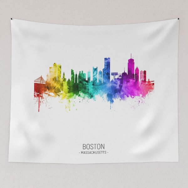 Item preview, Boston Massachusetts Skyline designed and sold by ArtPrints.