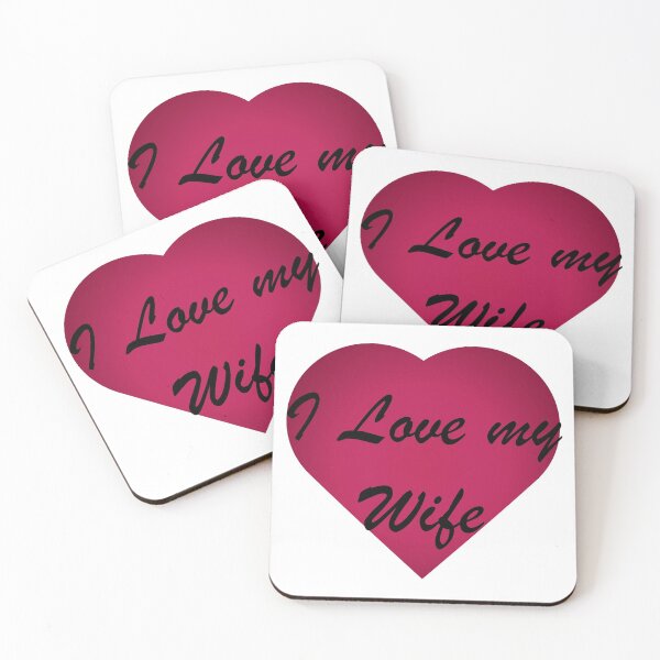 Item preview, I love my Wife stickers designed and sold by glitchman2.