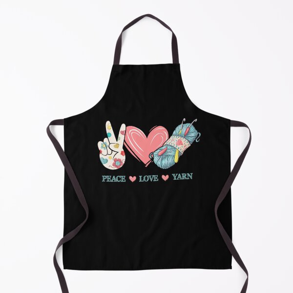 Item preview, Funny Peace Love Yarn Birthday Shirt Sewing Quilting Knitting Lovers Mothers Day T Shirt designed and sold by tuanitus.