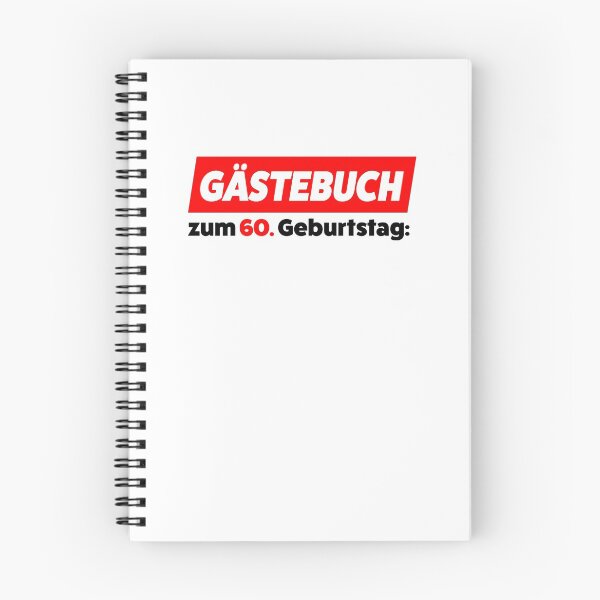 Artikelvorschau, GÄSTEBUCH ZUM 60. GEBURTSTAG - 60ER FEIER GESCHENK entworfen und verkauft von don1337.