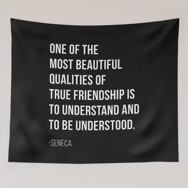 Item preview, Seneca Stoic Quote - True Friendship designed and sold by T UNIQUE.