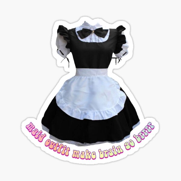 Maid Outfit Sticker For Sale By Cloudinpeaches Redbubble 9023