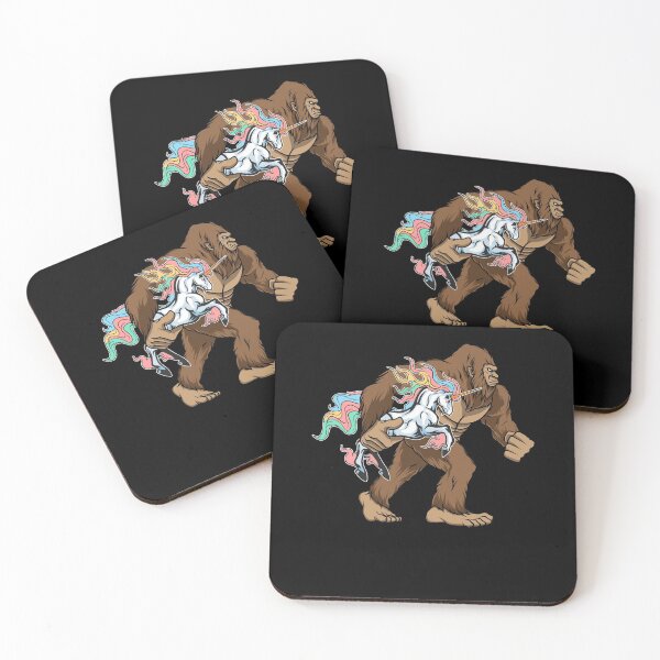 Item preview, Bigfoot Carrying Unicorn Funny Sasquatch Gifts designed and sold by LipiShop.