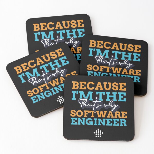 Item preview, "Because I'm the software engineer that's why" designed and sold by Salma Satya & Co.